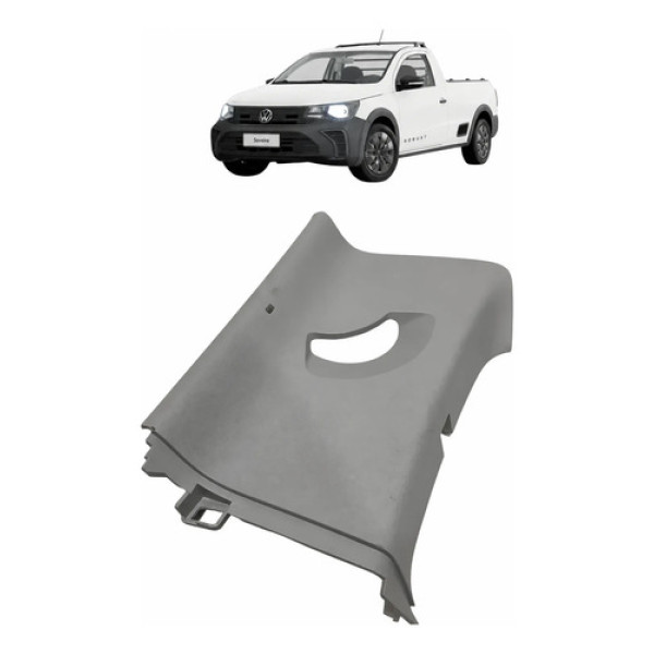 Moldura Tras Esquerda Cinto Vw Saveiro Cd 2025 5u7867287 Cinza