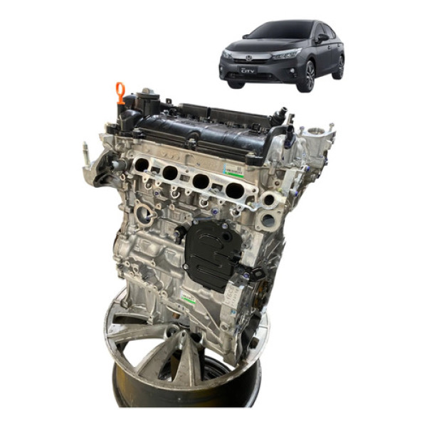 Motor Parcial Honda City/hr-v Aspirado 2022/2025 C/detalhe 