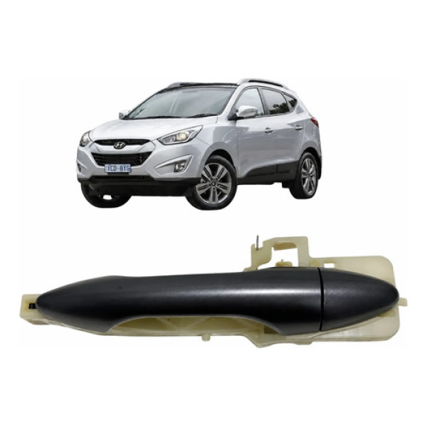 Maçaneta Externa Traseira Direita Hyundai Ix35 2015 Cinza-escuro Traseira