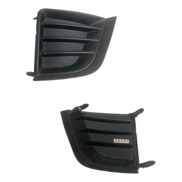 Grade Farol Milha Direito Toyota Corolla 2015/2017 Preto Direito