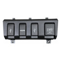 Acabamento Moldura Usb Honda Hr-v 2018 2019 83412t7tm010m Preto