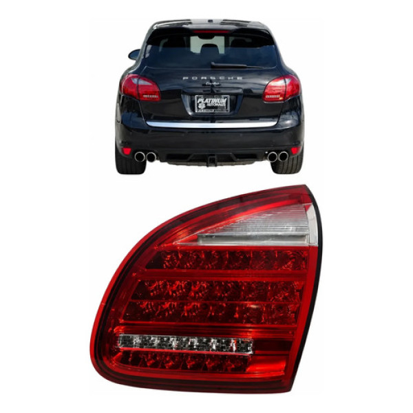 Lanterna Mala Lado Direito Porsche Cayenne 2011 7p5945094k Direito/passageiro Vermelha