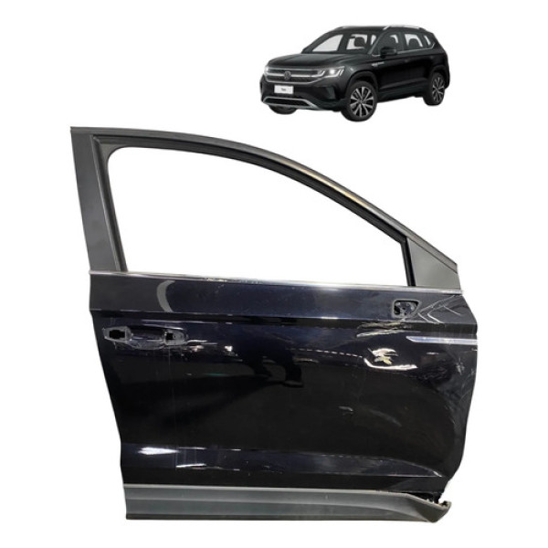 Porta Dianteira Direita Volkswagen Taos 2023 C/detalhe Dianteira Direita Preto