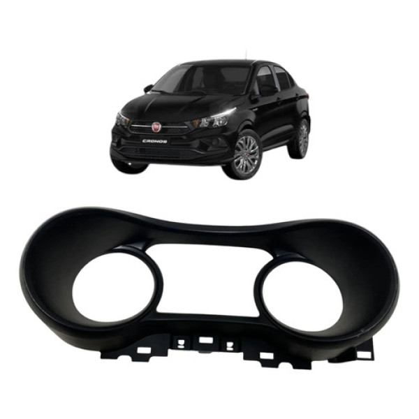 Moldura Painel Instrumentos Fiat Cronos/argo 2019 100243781 Preto