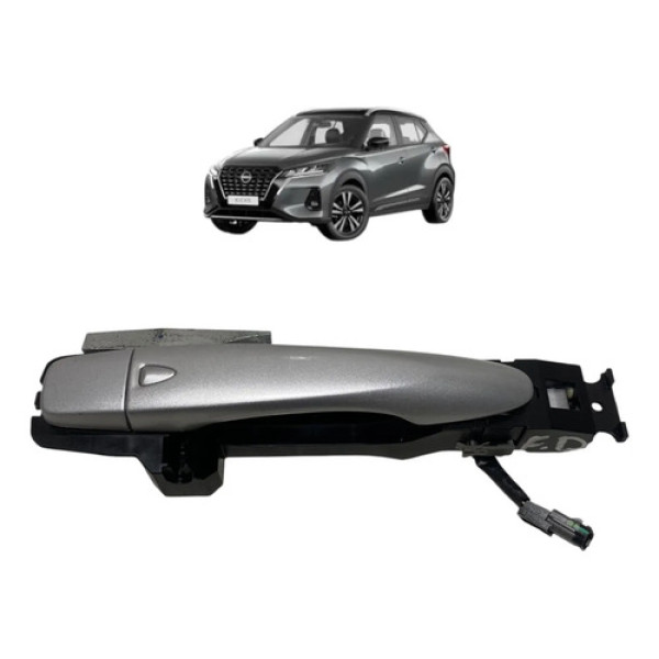 Maçaneta C/ Sensor Dianteira Direita Nissan Kicks 2024 Cinza Dianteira
