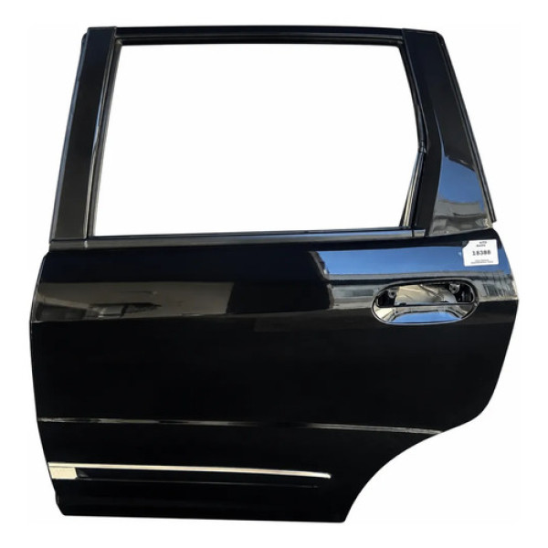 Porta Traseira Esquerda Honda Fit 2009/13 C/detalhe Traseira Esquerda Preto