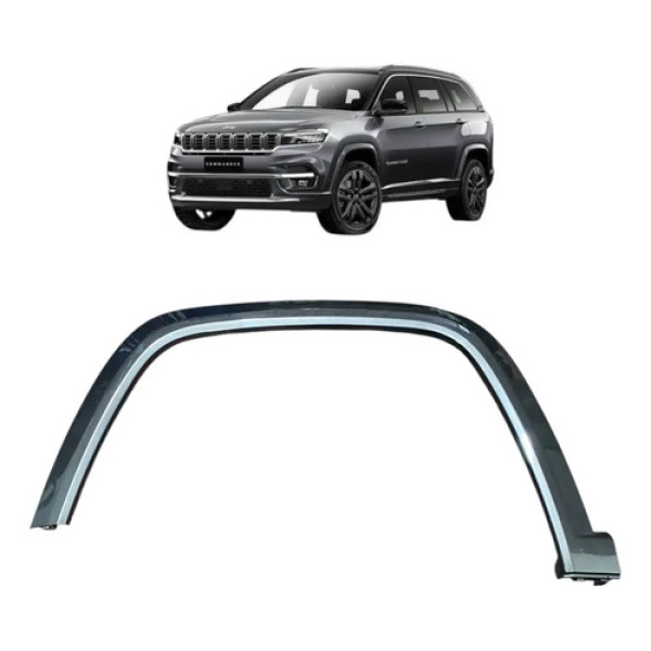 Moldura Paralama Diant Esquerdo Jeep Commander 25 534906440 Cinza