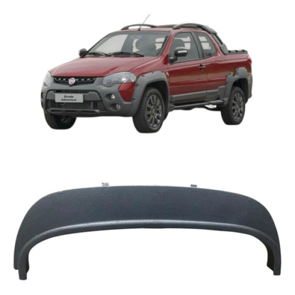 Moldura Painel De Instrumentos Fiat Strada 18/20 Detalhe Prateado
