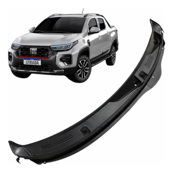 Grade Churrasqueira Fiat Strada Ranch 2024 100228081 Preto Fosco