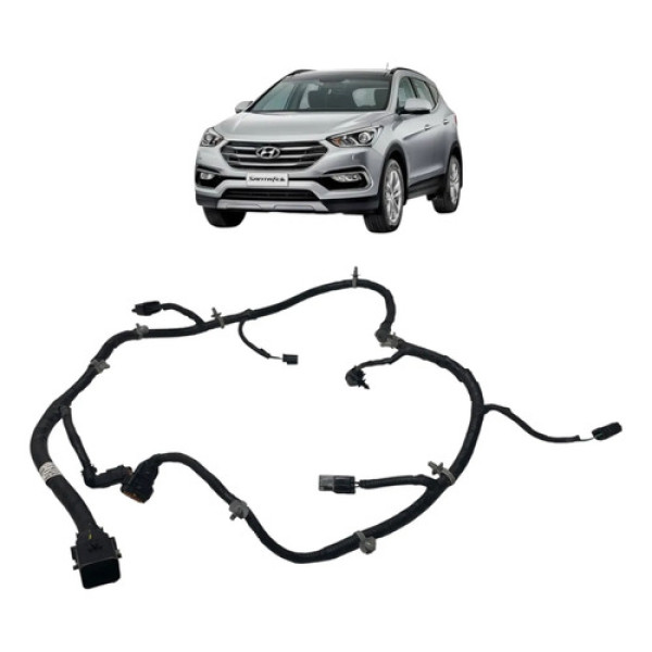 Chicote Parachoque Traseiro Hyundai Santa Fe 2019 918802w064