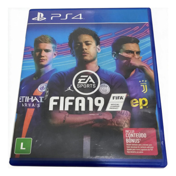Jogo Mídia Física Fifa 19 - Ps4
