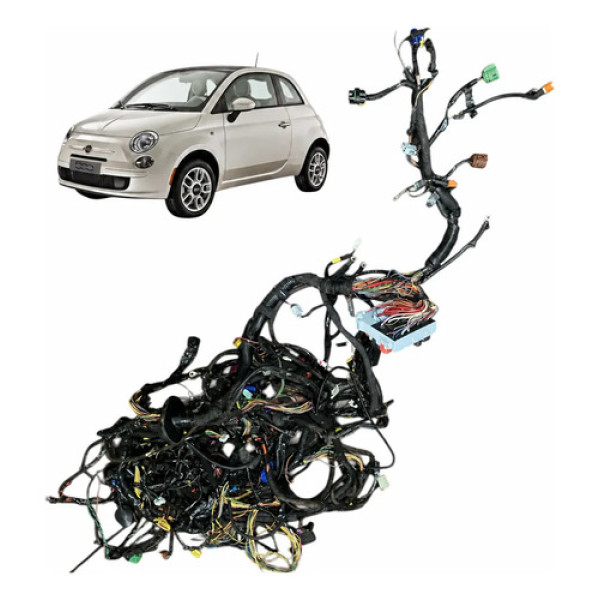 Chicote Carroceria Caixa Fusível Fiat 500 Cult 2012 51905216