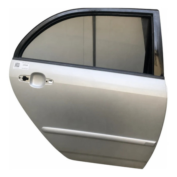 Porta Traseira Direita Toyota Corolla 2008  Traseira Direita Prateado