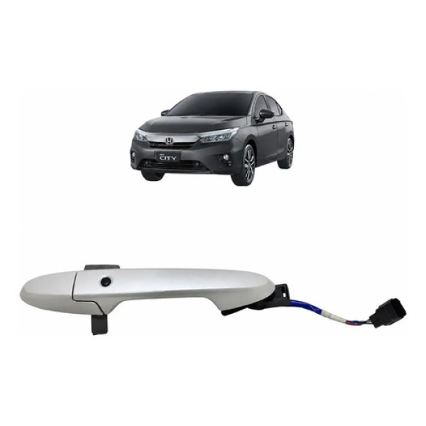 Maçaneta Externa Dianteira Direita Honda City 2022 Branco Dianteira