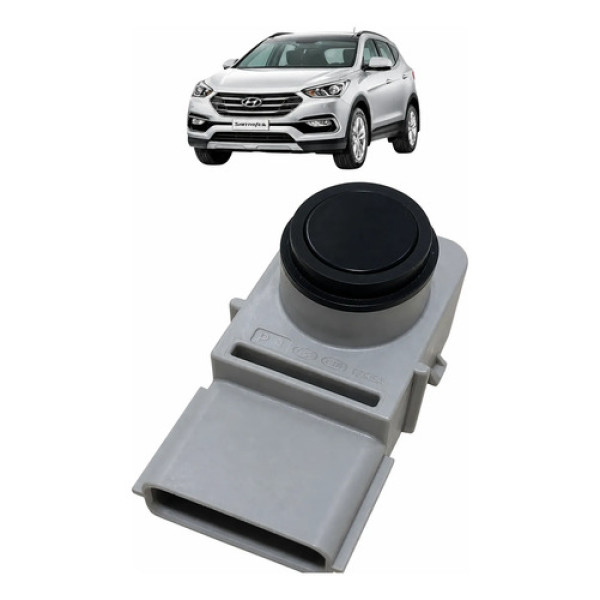 Sensor Estacionamento Tras Hyundai Santa Fe 2019 957202w100 Preto