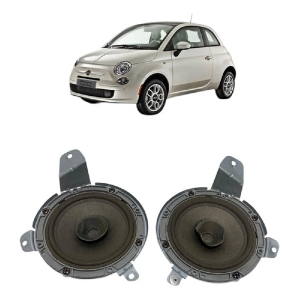 Par Alto Falante Fiat 500 2012 68073974aa Cinza