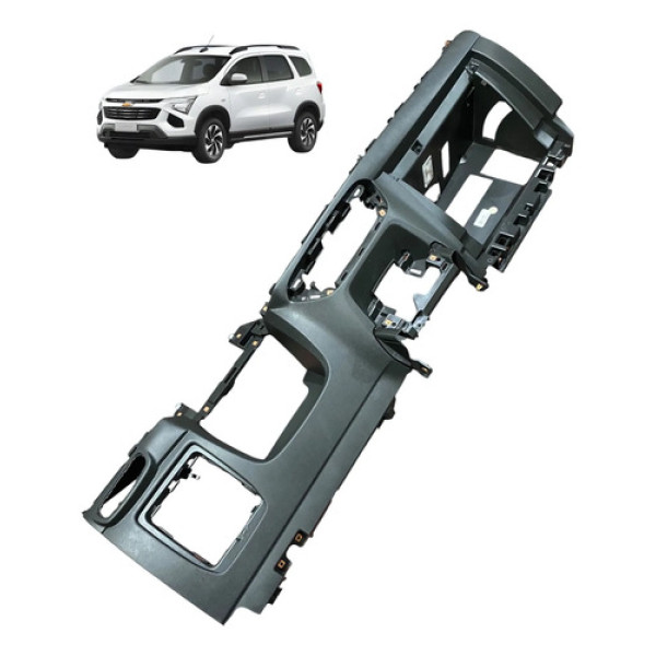 Painel Tabelier Inferior Chevrolet Spin 2025 Cinza