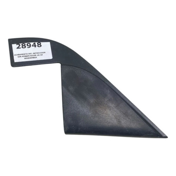 Moldura Interna Retrovisor Direito Nissan Kicks 802925rb0a Preto