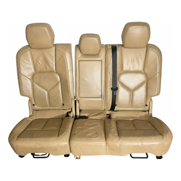 Bancos Traseiros Couro Porsche Cayenne V6 2011 Bege