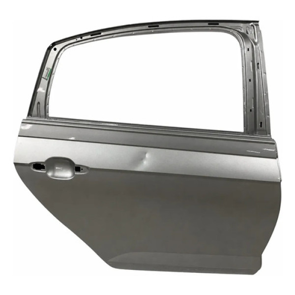 Porta Traseira Direita Volkswagen Virtus 2020 C/detalhe Traseira Direita Prata