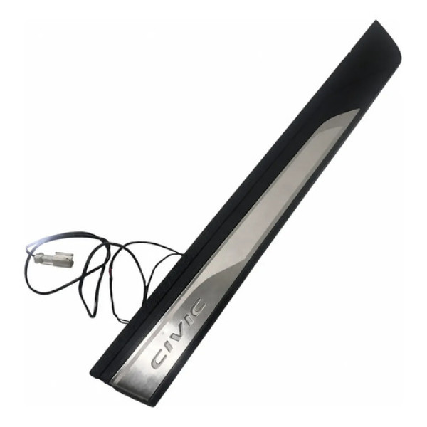 Soleira Diant. Direita C/ Led Honda Civic G10 Touring 2021 Branco