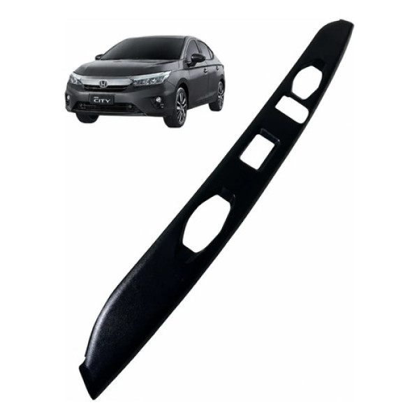 Moldura Luz Placa Tampa Traseira Honda City 2022 74890t00 Preto