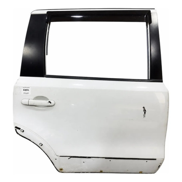 Porta Traseira Direita Nissan Livina Xgear 2014 C/detalhes Traseira Direita Branco