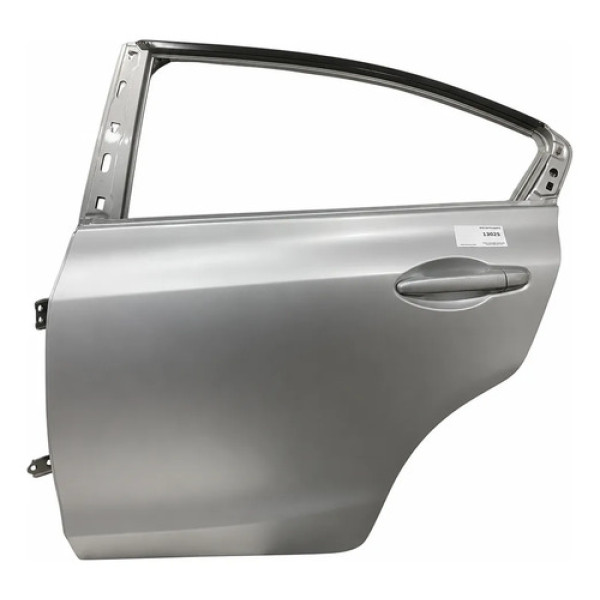 Porta Traseira Esquerda Honda Civic G9 2012/16 Traseira Esquerdo Cinza