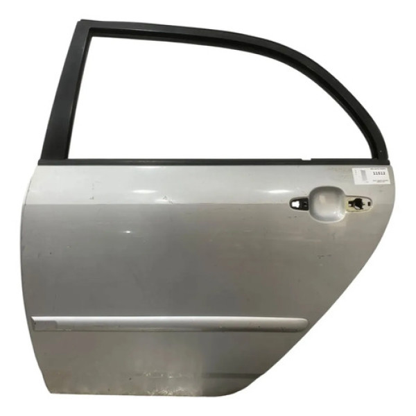 Porta Traseira Esquerda Toyota Corolla 2003/2008 Traseira Esquerda Prateado
