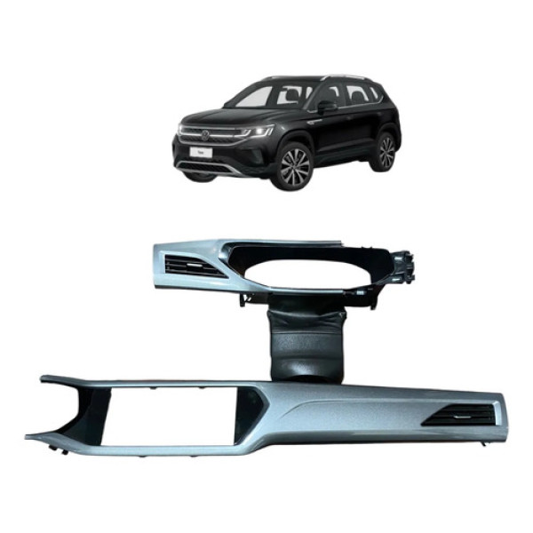 Conjunto Moldura Painel Volkswagen Taos 2023 2gj858415 Cinza