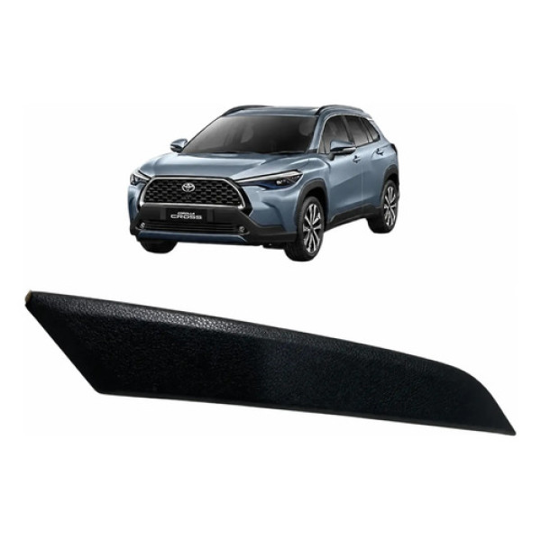 Moldura Forro Porta Diant Esquerda Corolla Cross 2023 Preto
