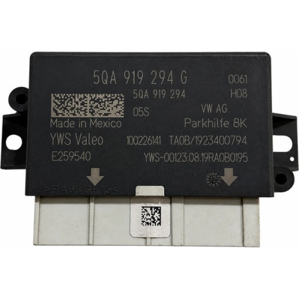 Módulo Estacionamento Vw T-cross/tiguan 2018 5qa919294g Preto