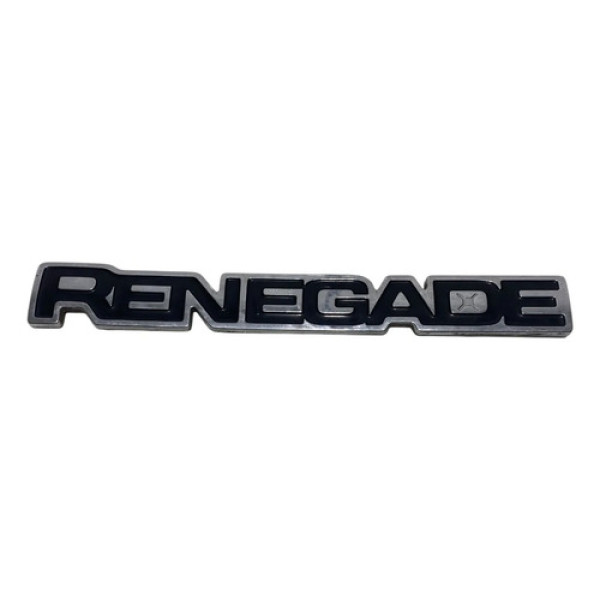 Emblema Porta Dianteira Direita Renegade 2015/2021 Prateado