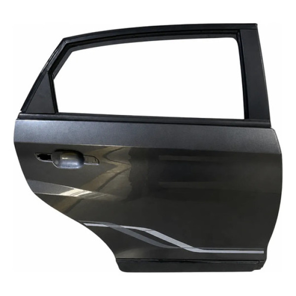 Porta Traseira Direita Chery Tiggo 2 2020 C/detalhe Traseira Direito Cinza