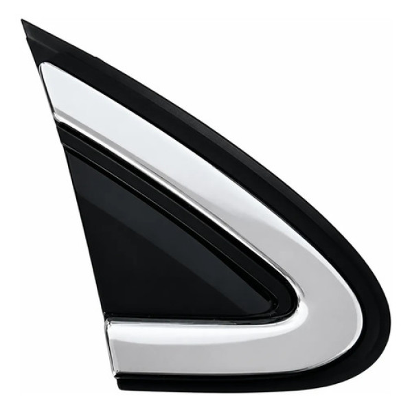 Moldura Externa Retrovisor Direito Volvo V40 2015 31391030 Preto E Prata