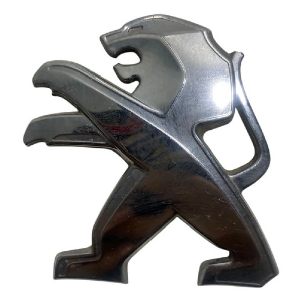 Emblema Tampa Traseira Peugeot 208 2013/2019 9673873277 Cinza