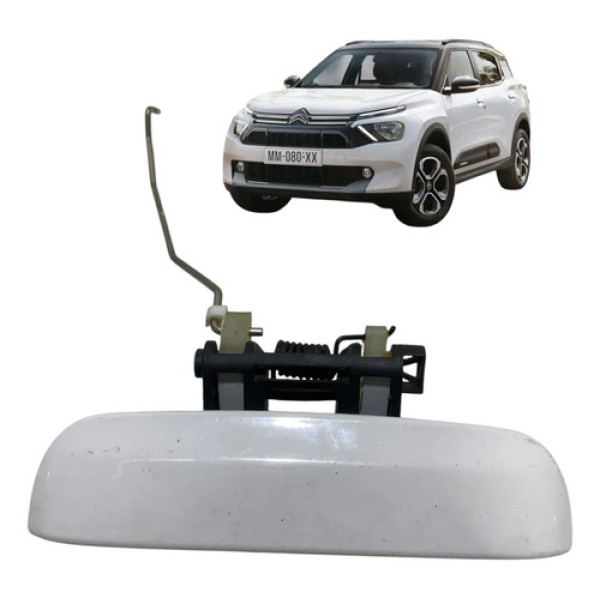 Maçaneta Externa Dianteira Direita Citroen C3 Aircross 2025 Branca Dianteira