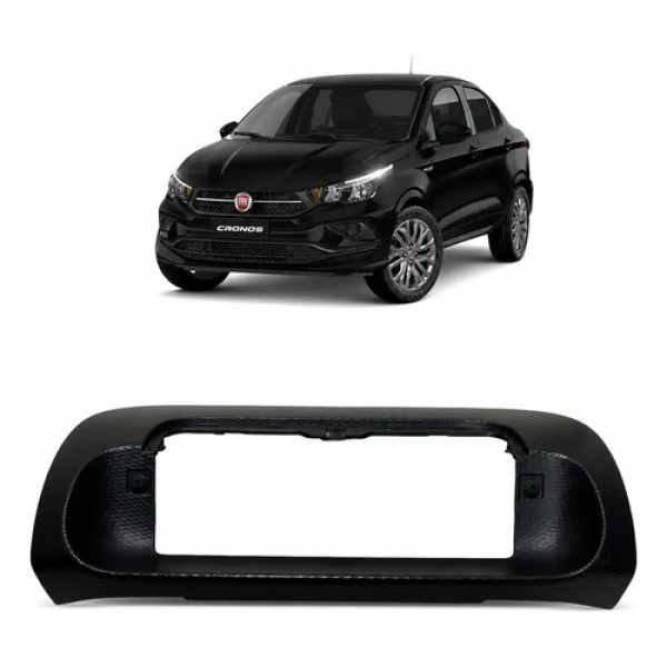 Moldura Multimídia Fiat Cronos/argo 2020 100236881 Preto