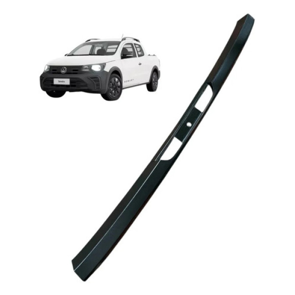 Moldura Superior Vidro Vigia Vw Saveiro 2025 5u7853227a Preto