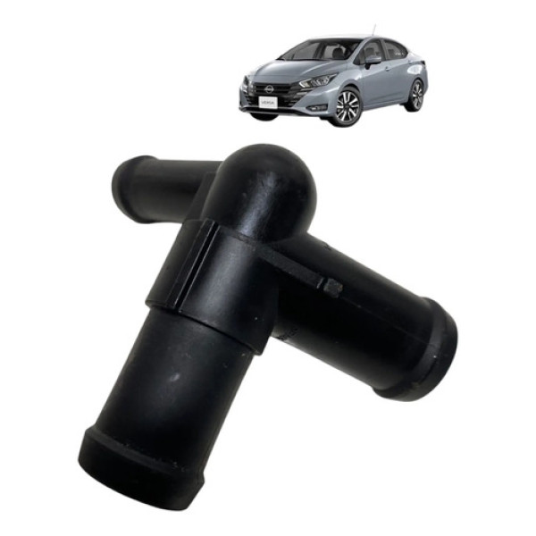 Flange Mangueiras Cambio Automatico Nissan Versa 2024 Preto
