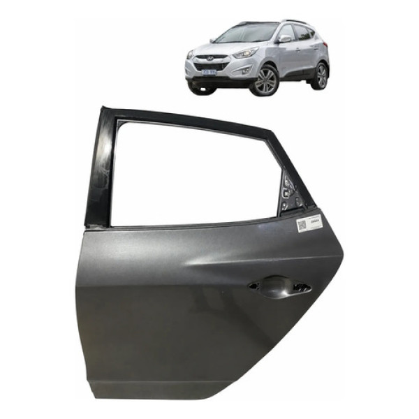 Porta Traseira Esquerda Hyundai Ix35 2015 Traseira Esquerdo Cinza-escuro