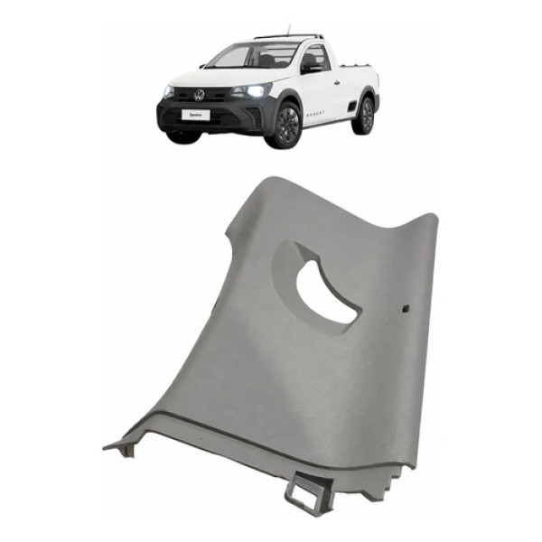 Moldura Tras Direita Cinto Vw Saveiro Cd 2025 5u7867288 Cinza