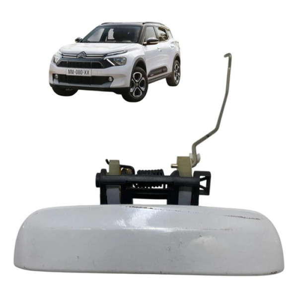 Maçaneta Externa Dianteira Esquerda Citroen C3 Aircross 2025 Branca Dianteira