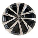 Aro 18 Toyota Corolla Cross Xre Preto 2024 C/detalhes *1 Diamantada
