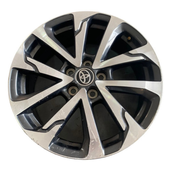 Aro 18 Toyota Corolla Cross Xre Preto 2024 C/detalhes *1 Diamantada