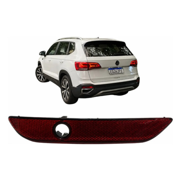 Refletor Direito Parachoque Traseiro Vw Taos 22  2gj945106a Vermelho