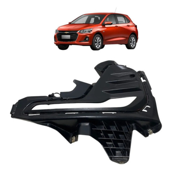 Moldura Esquerda Farol Drl Gm Onix Premier 2020 26305046 Preto Esquerdo