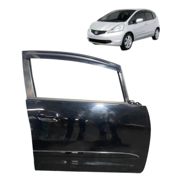 Porta Dianteira Direita Honda Fit 2009/2013 Dianteira Direita Preto