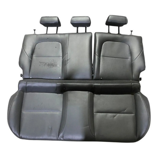 Jogo Banco De Couro Traseiro Gm Onix Plus Sedan 2023 Preto