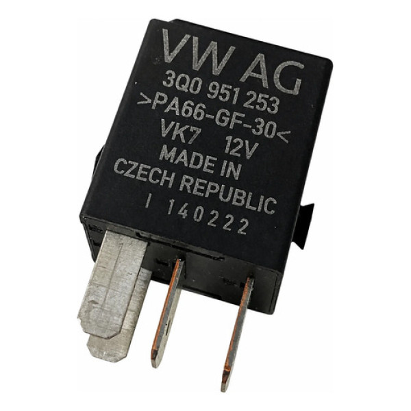Rele Auxiliar Linha Vw 4 Pinos 3q0951253